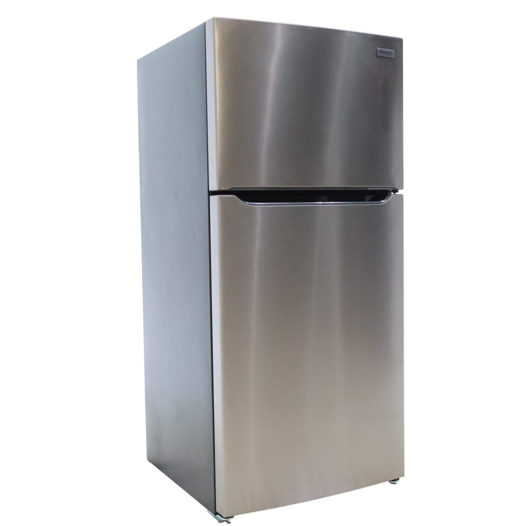 Pictures of 30 in. Wide EasyCare Stainless Steel Frigidaire 20.0 cu. ft. Top Freezer Refrigerator with EvepTemp Cooling System and Ice Maker- Scratch & Dent - Minor - Neu Appliance Outlet - Discount Appliance Outlet in Austin, Tx