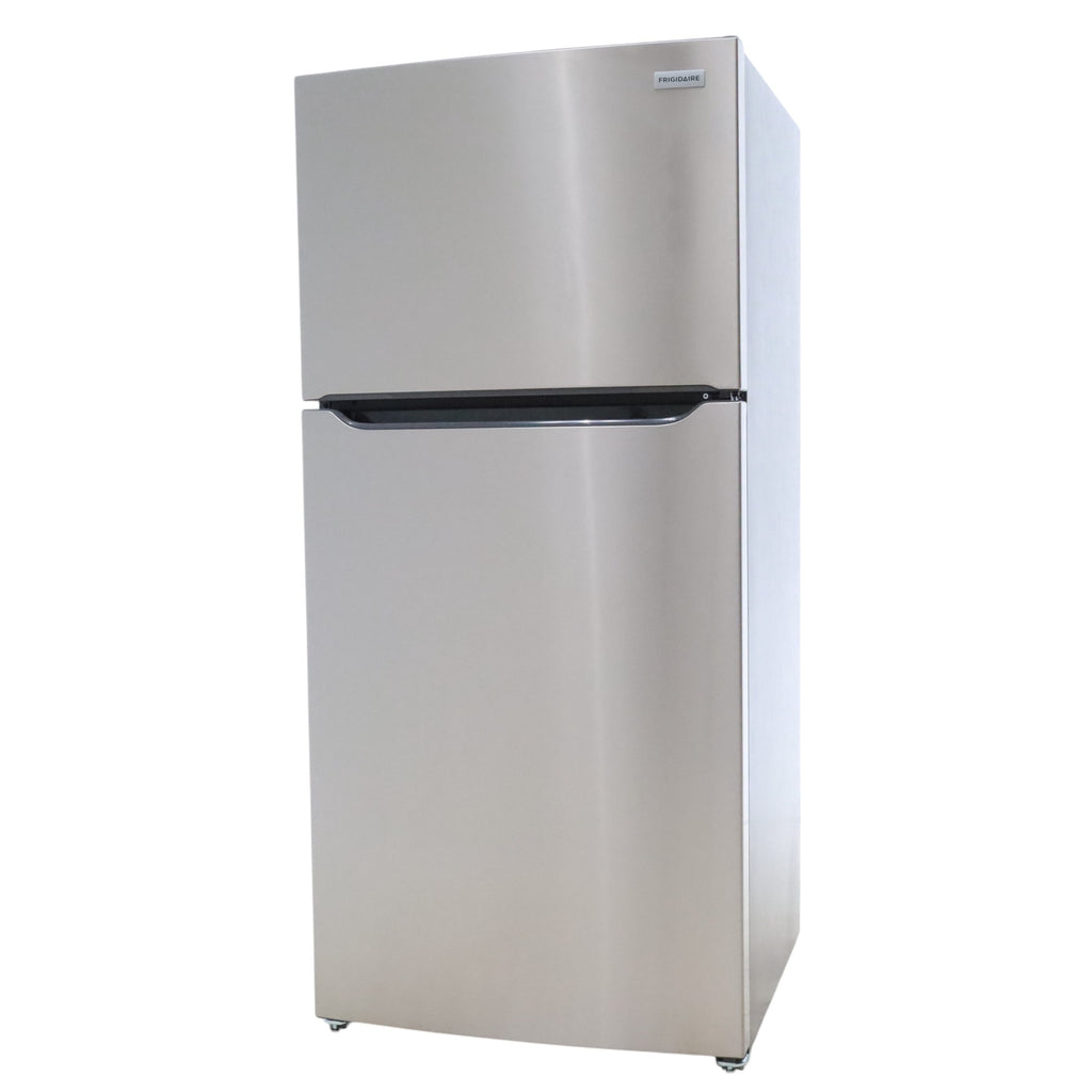 Pictures of 30 in. Wide EasyCare Stainless Steel Frigidaire 20.0 cu. ft. Top Freezer Refrigerator with EvepTemp Cooling System and Ice Maker- Scratch & Dent - Minor - Neu Appliance Outlet - Discount Appliance Outlet in Austin, Tx