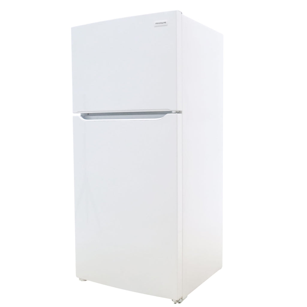 30 in. Width White Frigidaire 18.3 cu. ft. Top Freezer Refrigerator with EvenTemp Cooling System - Scratch & Dent - Minor