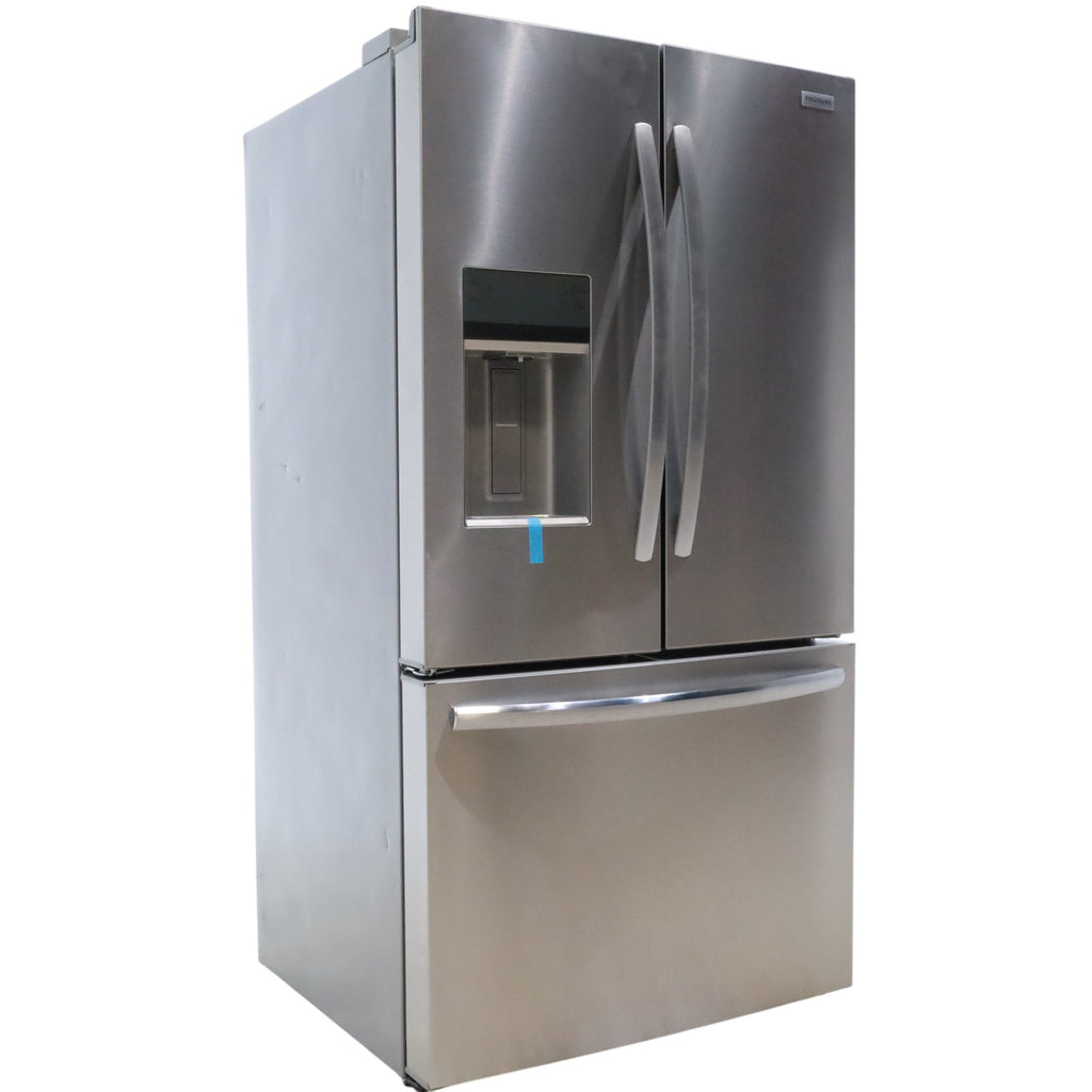 Pictures of Stainless Steel ENERGY STAR Frigidaire 27.8 cu. ft. 3 Door French Door Refrigerator with Exterior Water and Ice Dispenser - Certified Refurbished - Neu Appliance Outlet - Discount Appliance Outlet in Austin, Tx