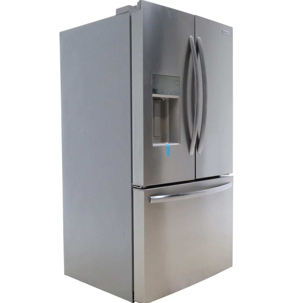 Pictures of Stainless Steel ENERGY STAR Frigidaire 27.8 cu. ft. 3 Door French Door Refrigerator with Exterior Water and Ice Dispenser - Certified Refurbished - Neu Appliance Outlet - Discount Appliance Outlet in Austin, Tx