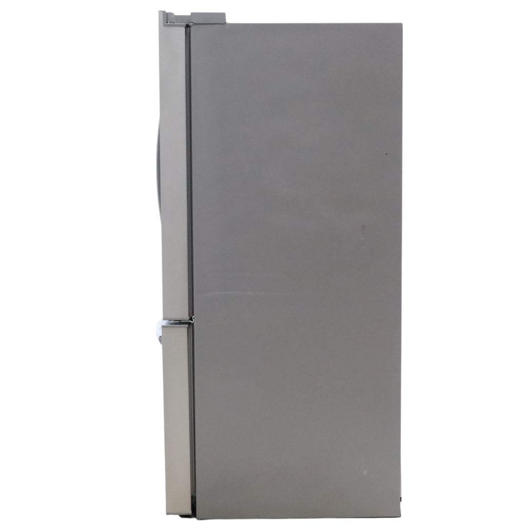 Stainless Steel ENERGY STAR Frigidaire 27.8 cu. ft. 3 Door French Door Refrigerator with Exterior Water and Ice Dispenser - Certified Refurbished