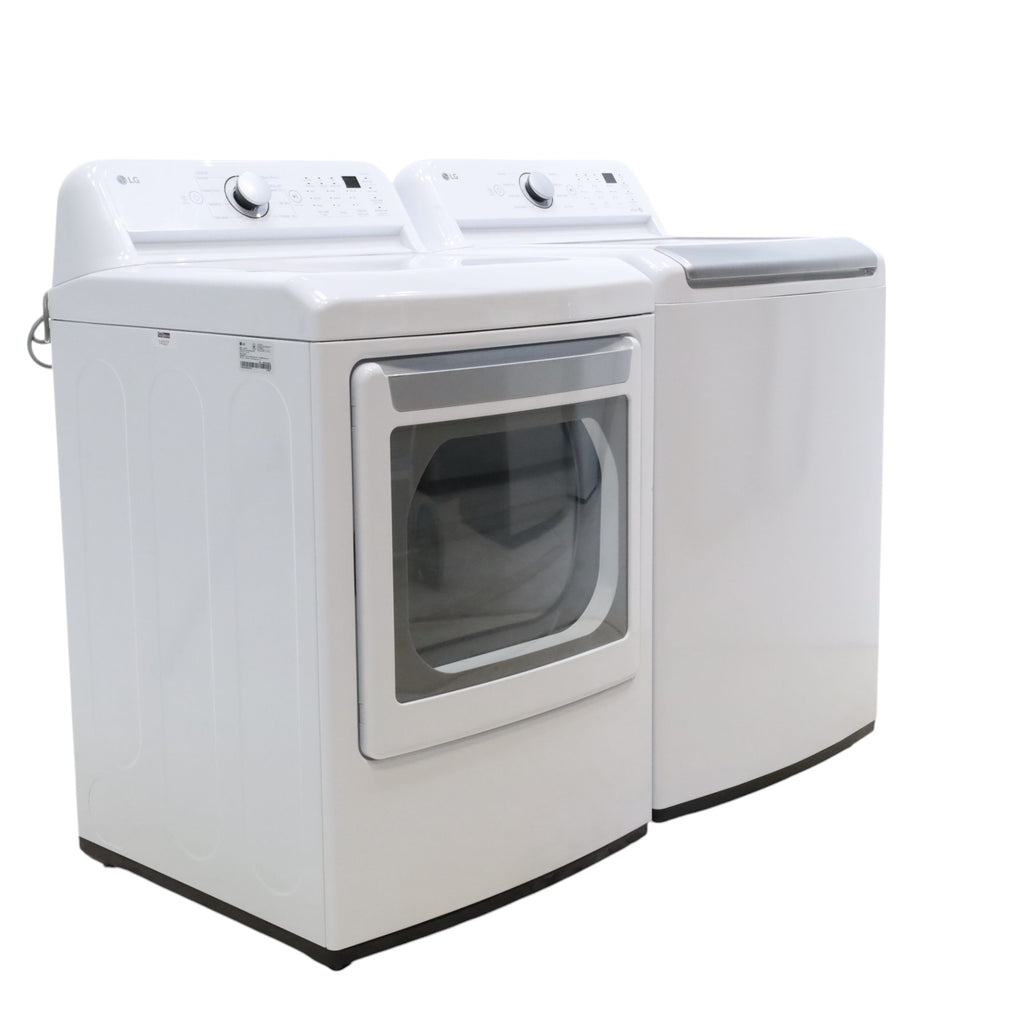 Pictures of LG 5.0 cu. ft. Mega Capacity ENERGY STAR Top Load Washer with TurboDrum Technology and ENERGY STAR LG 7.3 cu. ft. Ultra Large Capacity Gas Dryer with Aluminized Alloy Steel Drum- Open Box - Neu Appliance Outlet - Discount Appliance Outlet in Austin, Tx