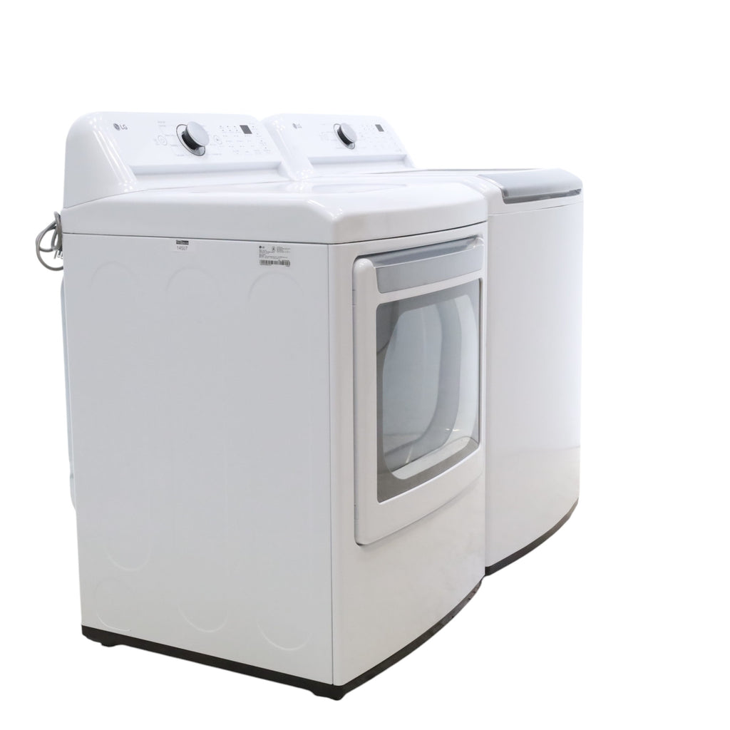 Pictures of LG 5.0 cu. ft. Mega Capacity ENERGY STAR Top Load Washer with TurboDrum Technology and ENERGY STAR LG 7.3 cu. ft. Ultra Large Capacity Gas Dryer with Aluminized Alloy Steel Drum- Open Box - Neu Appliance Outlet - Discount Appliance Outlet in Austin, Tx