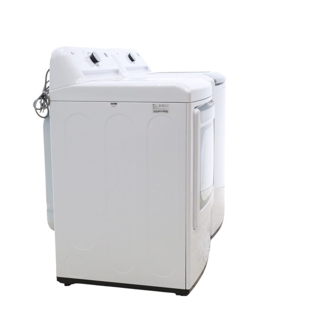 Pictures of LG 5.0 cu. ft. Mega Capacity ENERGY STAR Top Load Washer with TurboDrum Technology and ENERGY STAR LG 7.3 cu. ft. Ultra Large Capacity Gas Dryer with Aluminized Alloy Steel Drum- Open Box - Neu Appliance Outlet - Discount Appliance Outlet in Austin, Tx