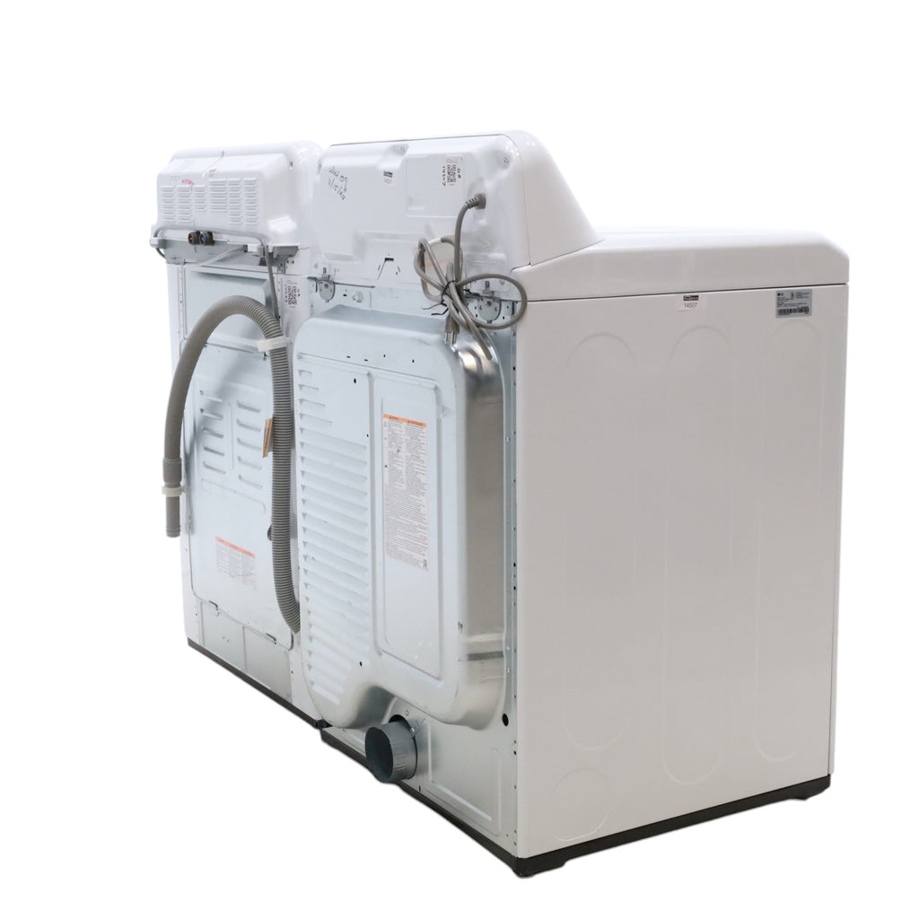 Pictures of LG 5.0 cu. ft. Mega Capacity ENERGY STAR Top Load Washer with TurboDrum Technology and ENERGY STAR LG 7.3 cu. ft. Ultra Large Capacity Gas Dryer with Aluminized Alloy Steel Drum- Open Box - Neu Appliance Outlet - Discount Appliance Outlet in Austin, Tx