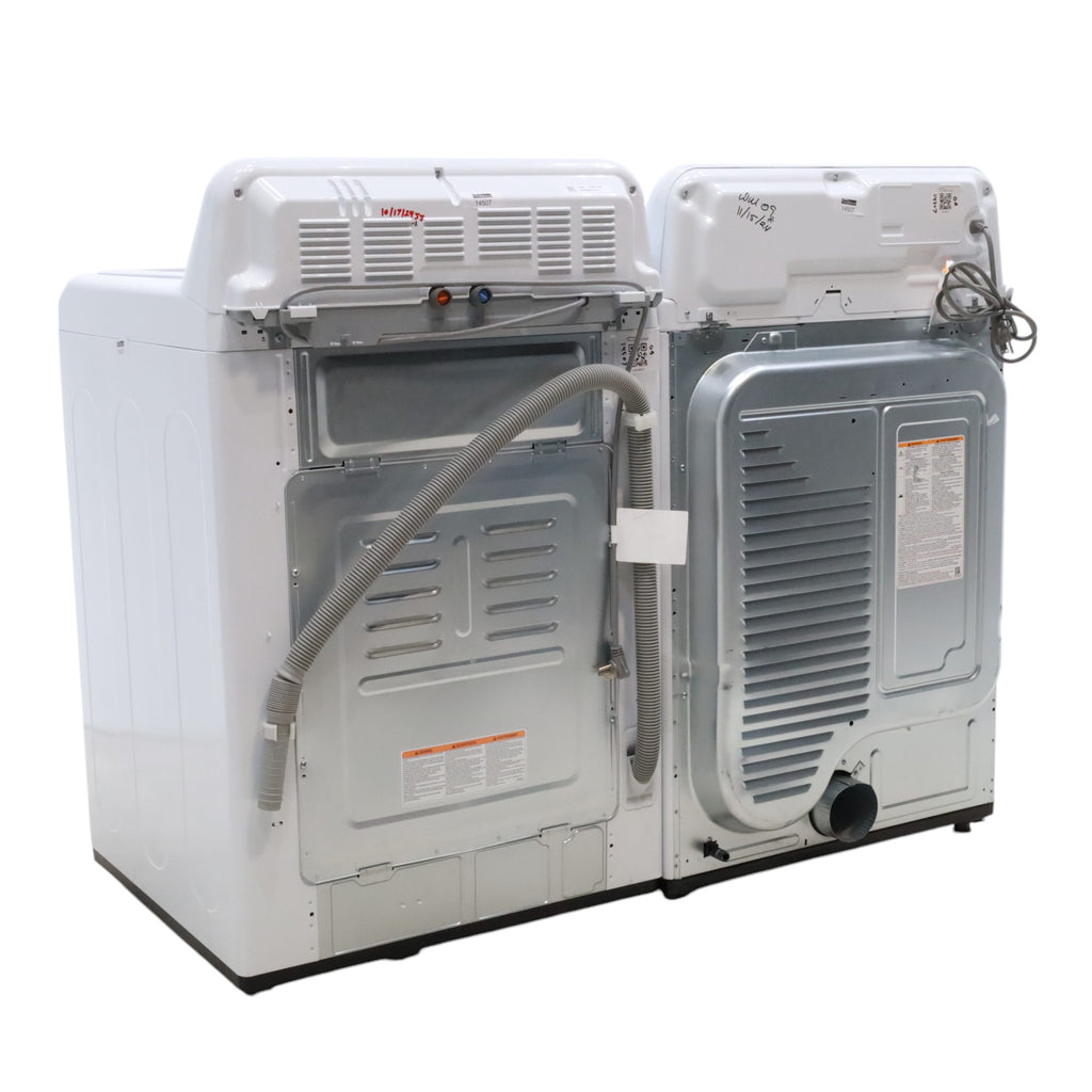 LG 5.0 cu. ft. Mega Capacity ENERGY STAR Top Load Washer with TurboDrum Technology and ENERGY STAR LG 7.3 cu. ft. Ultra Large Capacity Gas Dryer with Aluminized Alloy Steel Drum- Open Box