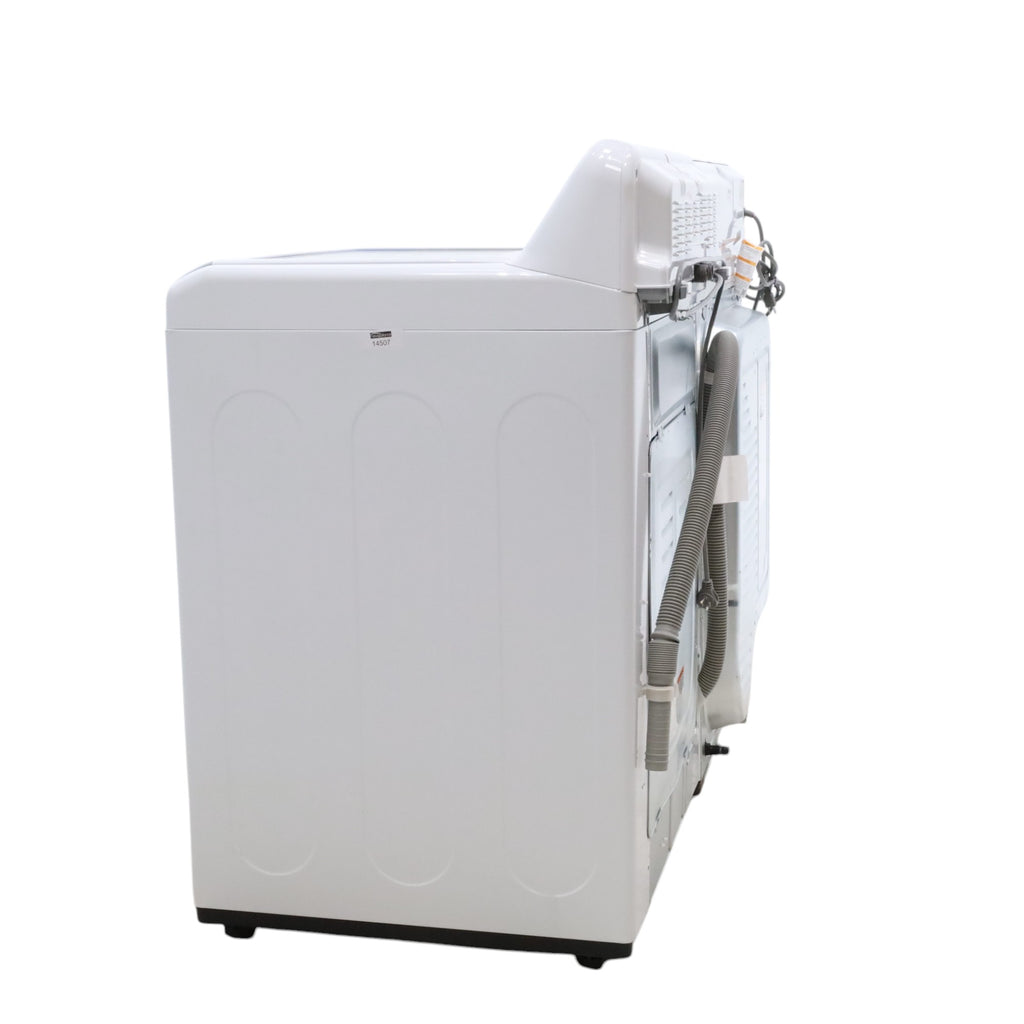 LG 5.0 cu. ft. Mega Capacity ENERGY STAR Top Load Washer with TurboDrum Technology and ENERGY STAR LG 7.3 cu. ft. Ultra Large Capacity Gas Dryer with Aluminized Alloy Steel Drum- Open Box