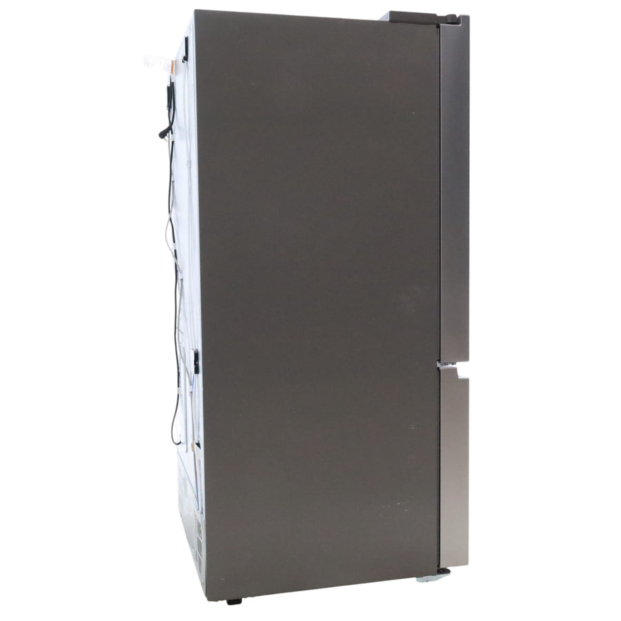 Hisense Fingerprint Resistant Stainless Steel PureFlat 25.4-cu ft ENERGY STAR French Door Refrigerator with Dual Ice Maker, Water - Scratch & Dent - Minor