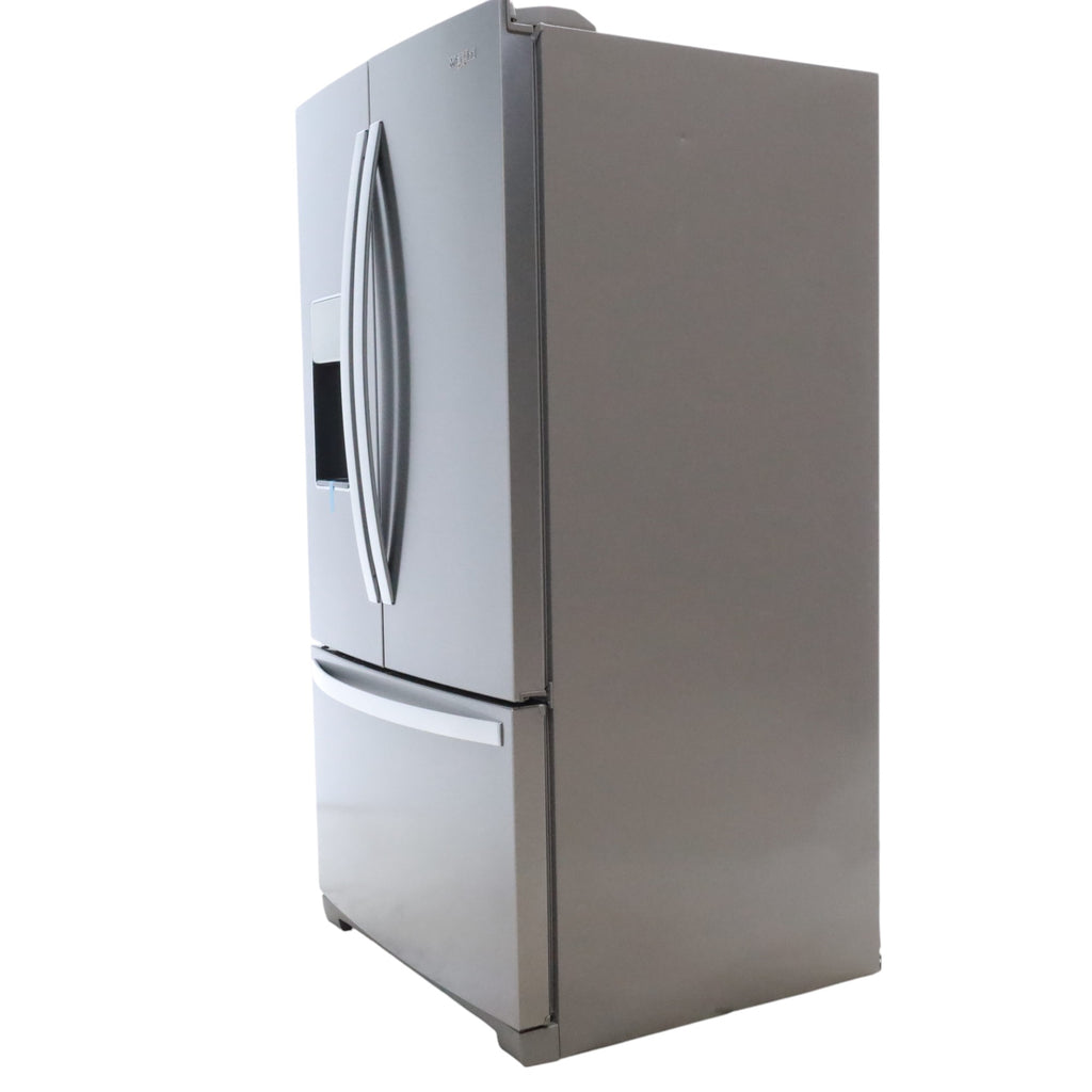 Fingerprint-Resistant Stainless Steel ENERGY STAR Whirlpool 26.8 cu. ft. Door 3 French Door Refrigerator with Dual Ice Makers - Open Box