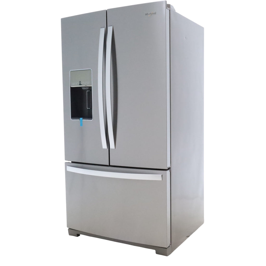 Fingerprint-Resistant Stainless Steel ENERGY STAR Whirlpool 26.8 cu. ft. Door 3 French Door Refrigerator with Dual Ice Makers - Open Box