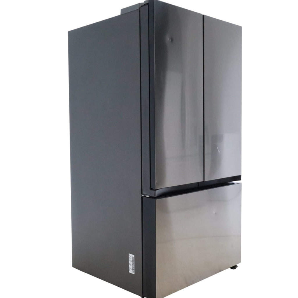 Pictures of Samsung Bespoke 3-Door French Door Refrigerator (30 cu. ft.) with Beverage Center™ in Stainless Steel with Auto Fill Water Pitcher - Scratch & Dent - Minor - Neu Appliance Outlet - Discount Appliance Outlet in Austin, Tx