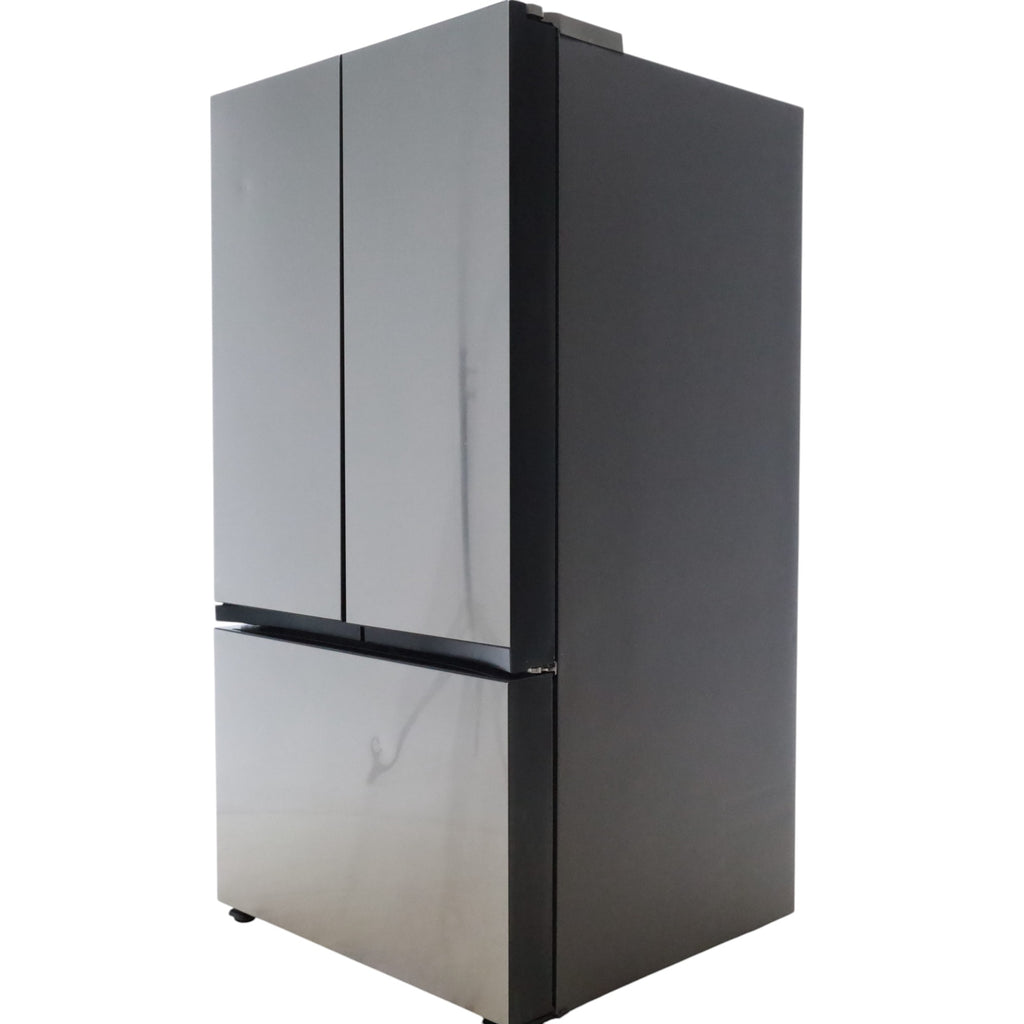 Samsung Bespoke 3-Door French Door Refrigerator (30 cu. ft.) with Beverage Center™ in Stainless Steel with Auto Fill Water Pitcher - Scratch & Dent - Minor