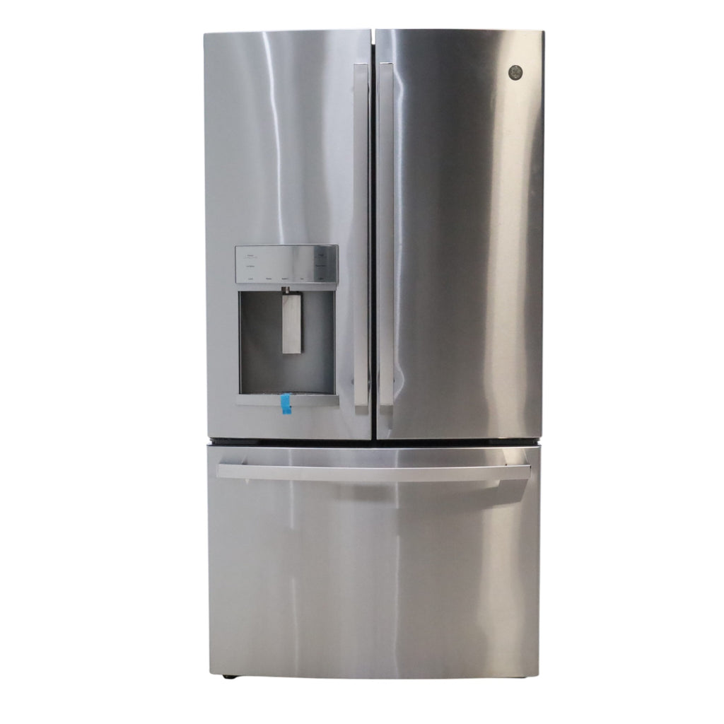 Pictures of GE Profile™ ENERGY STAR® 22.1 Cu. Ft. Counter-Depth Fingerprint Resistant Stainless French-Door Refrigerator with Hands-Free AutoFill - Certified Refurbished - Neu Appliance Outlet - Discount Appliance Outlet in Austin, Tx