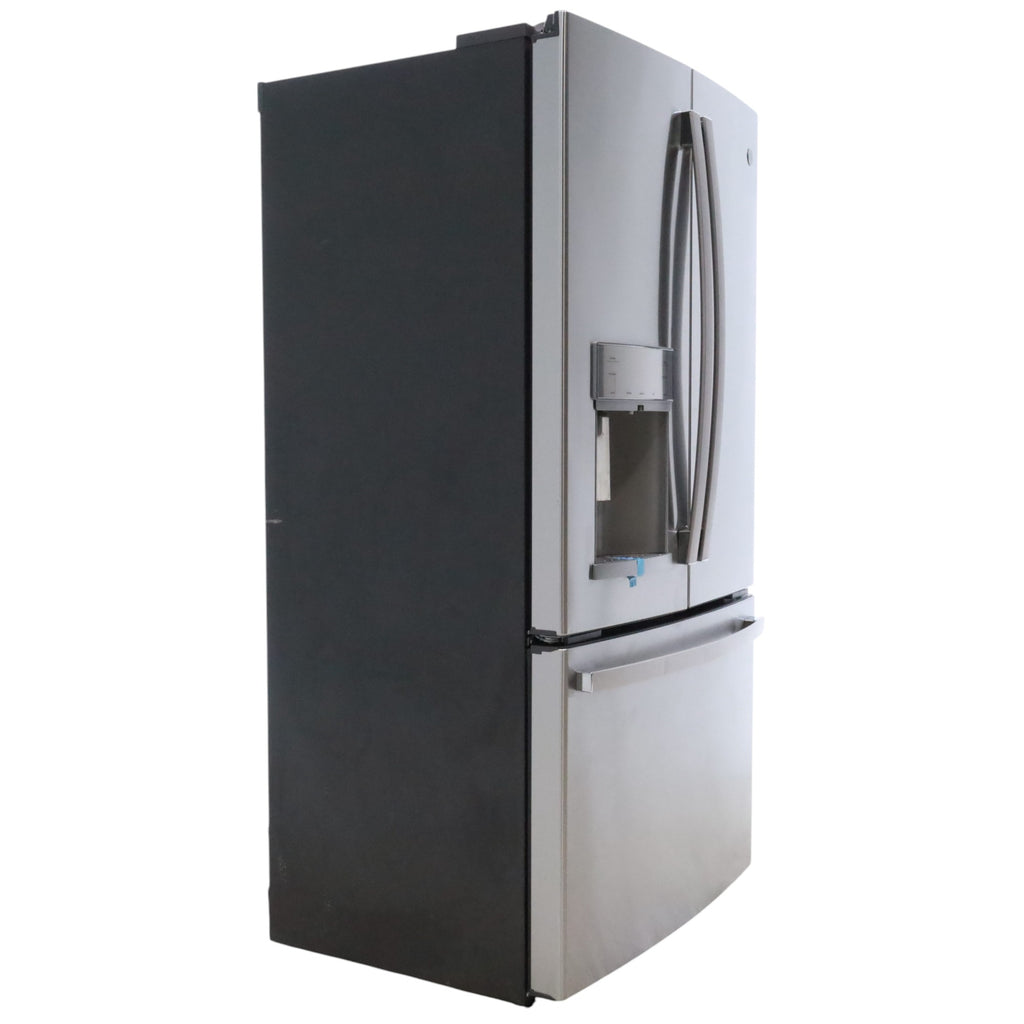 Pictures of GE Profile™ ENERGY STAR® 22.1 Cu. Ft. Counter-Depth Fingerprint Resistant Stainless French-Door Refrigerator with Hands-Free AutoFill - Certified Refurbished - Neu Appliance Outlet - Discount Appliance Outlet in Austin, Tx