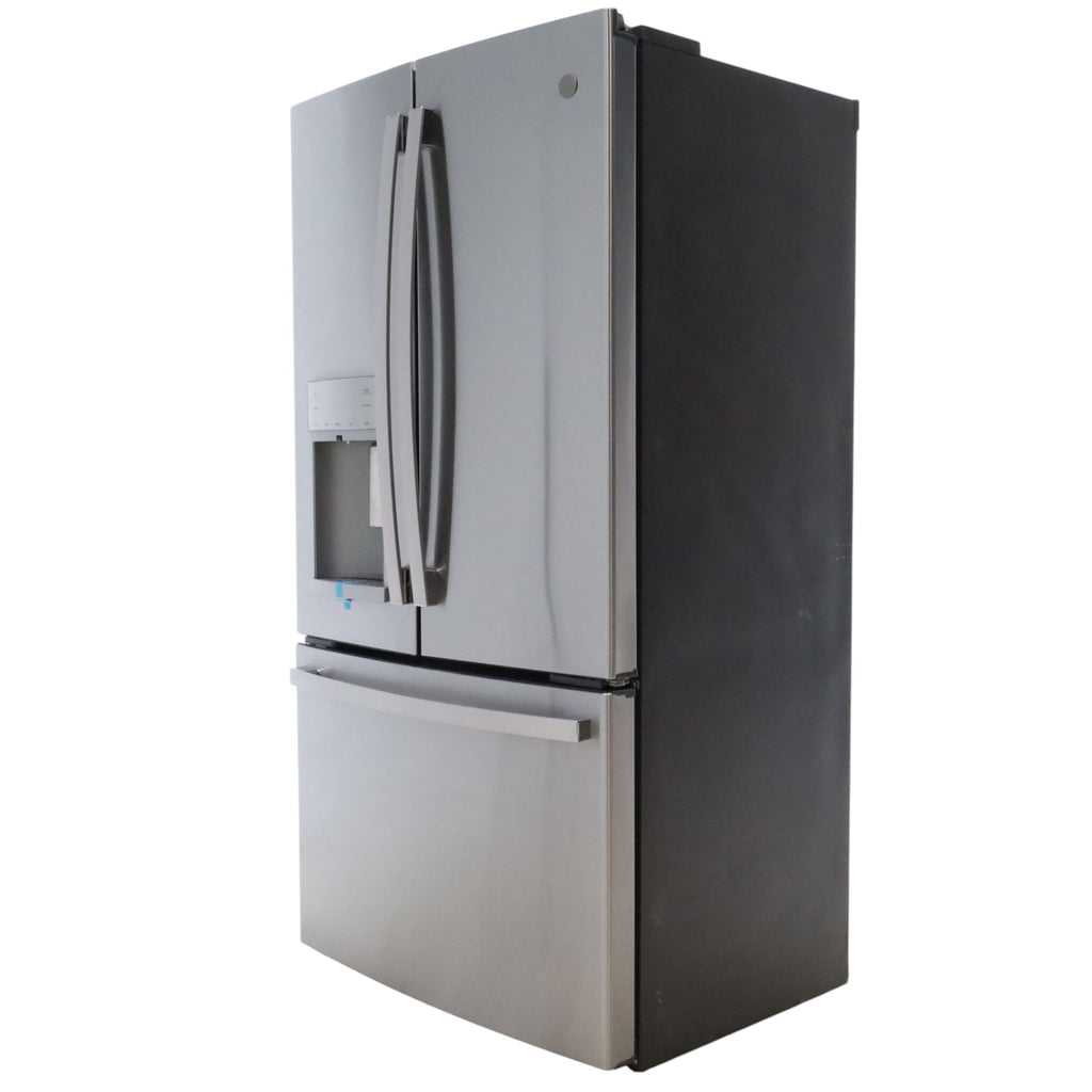 Pictures of GE Profile™ ENERGY STAR® 22.1 Cu. Ft. Counter-Depth Fingerprint Resistant Stainless French-Door Refrigerator with Hands-Free AutoFill - Certified Refurbished - Neu Appliance Outlet - Discount Appliance Outlet in Austin, Tx