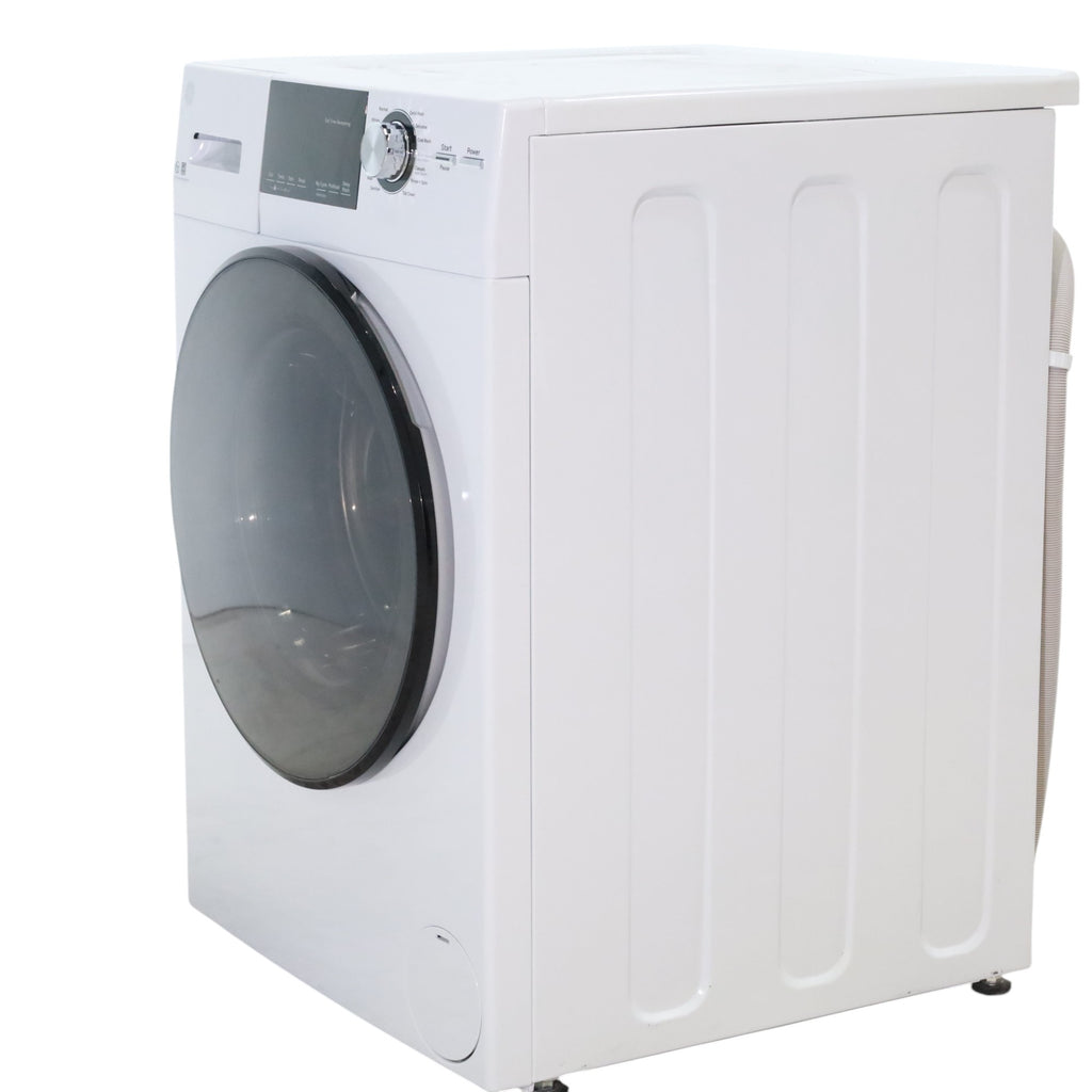 Compact 24 in. Wide GE ENERGY STAR 2.4 cu. ft. Front Load Steam Washing Machine with 1400 RPM Spin Speed - Scratch & Dent - Minor