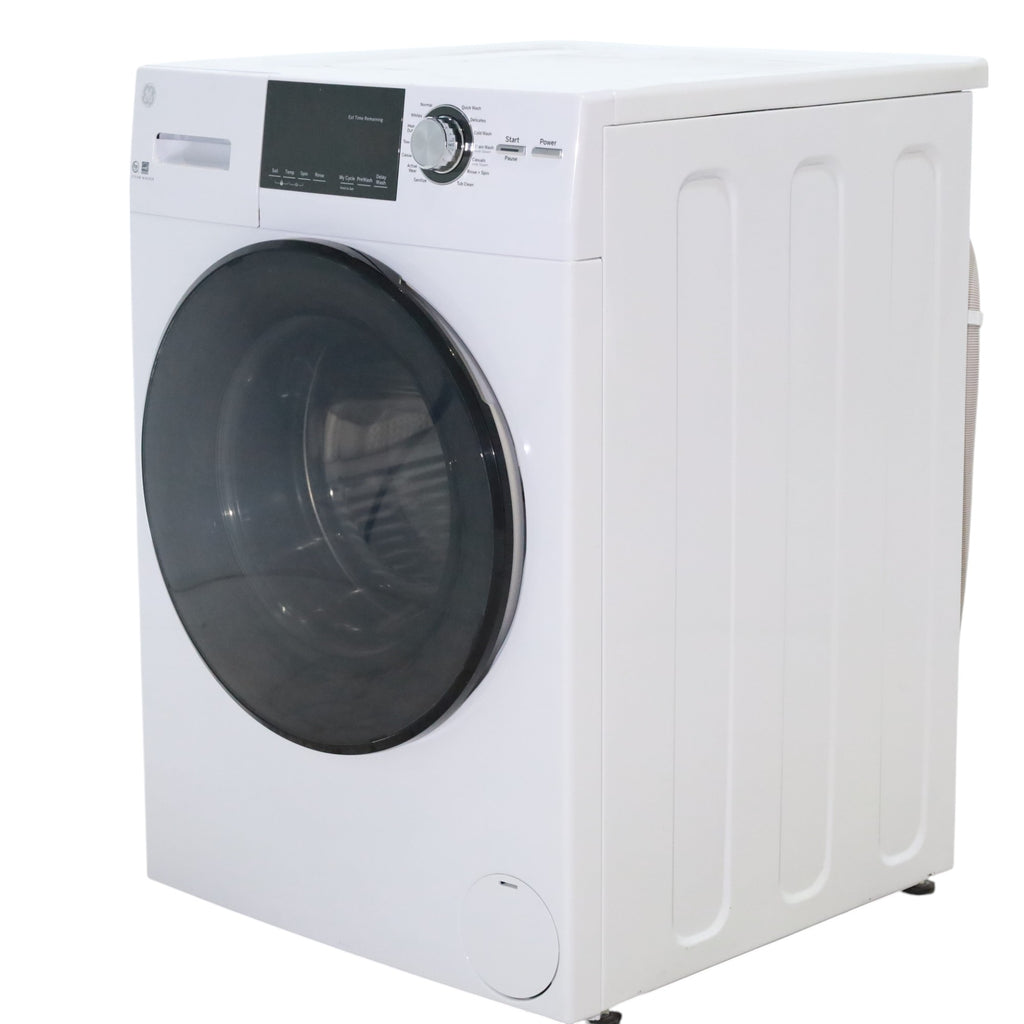 Compact 24 in. Wide GE ENERGY STAR 2.4 cu. ft. Front Load Steam Washing Machine with 1400 RPM Spin Speed - Scratch & Dent - Minor