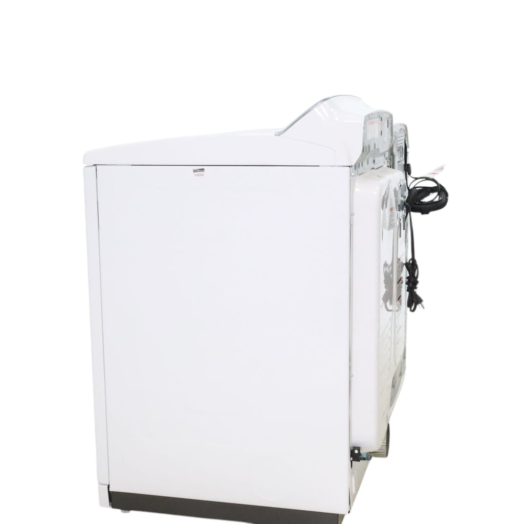 Pictures of Maytag 4.7 cu. ft. Smart Top Load Washing Machine with Extra Power Button and Deep Fill option and Maytag Smart 7.4 cu ft ENERGY STAR STEAM Gas Dryer with Extra Power Button and Advanced Moisture Sensing - Scratch & Dent - Minor - Neu Appliance Outlet - Discount Appliance Outlet in Austin, Tx