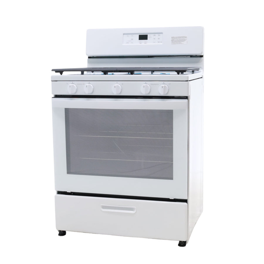 Whirlpool White 30" 5.1 Cu. Ft. Freestanding Gas Range with Edge to Edge Cooktop - Open Box