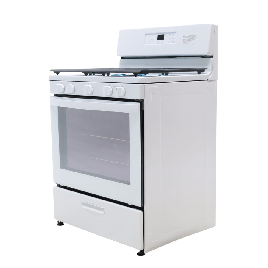 Whirlpool White 30" 5.1 Cu. Ft. Freestanding Gas Range with Edge to Edge Cooktop - Open Box