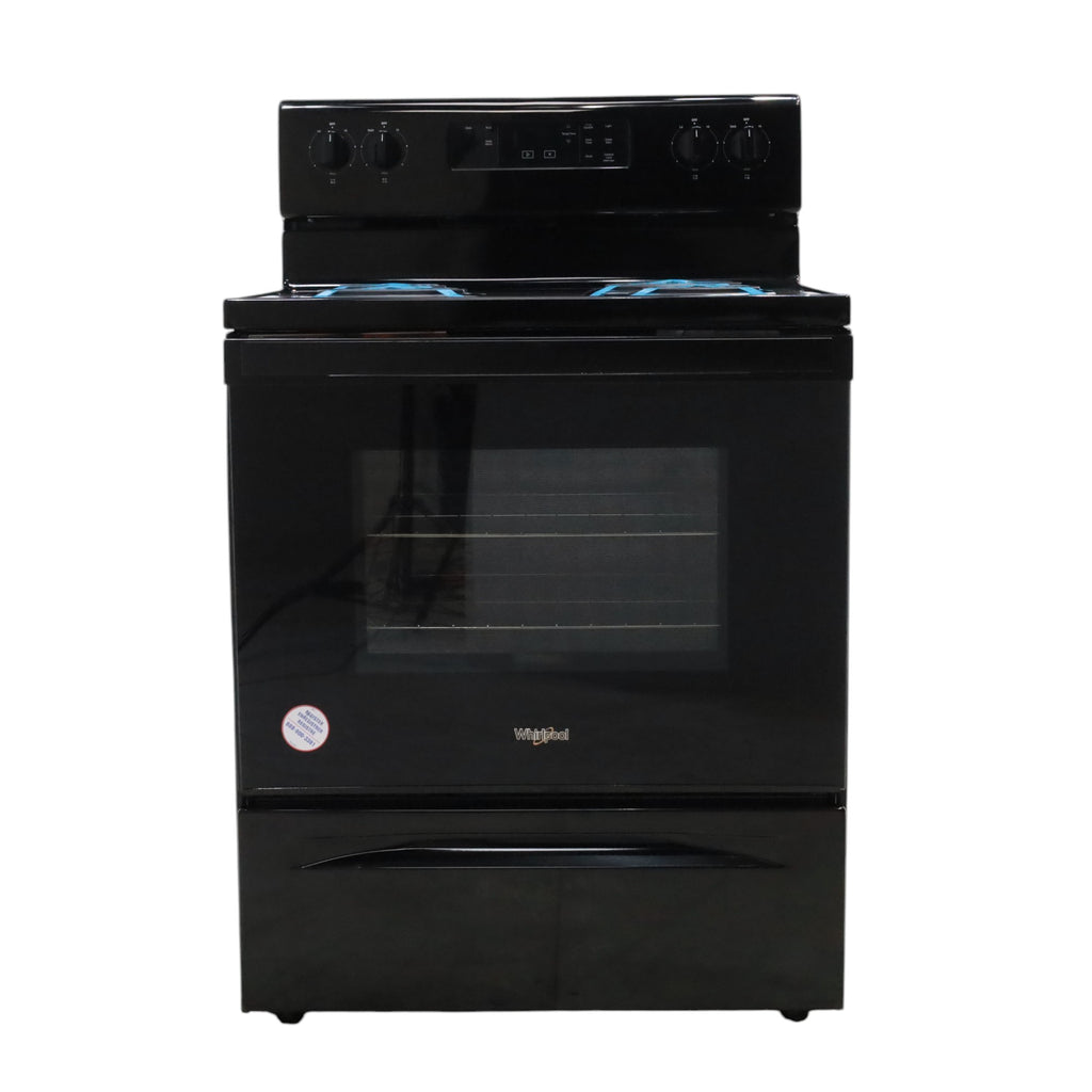 Pictures of Whirlpool 30" Black 4.8 cu. ft. Electric Coil Top Range with Keep Warm Setting - Scratch & Dent - Minor - Neu Appliance Outlet - Discount Appliance Outlet in Austin, Tx