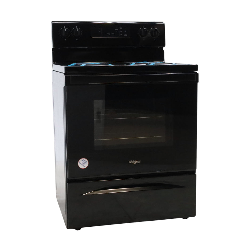 Pictures of Whirlpool 30" Black 4.8 cu. ft. Electric Coil Top Range with Keep Warm Setting - Scratch & Dent - Minor - Neu Appliance Outlet - Discount Appliance Outlet in Austin, Tx