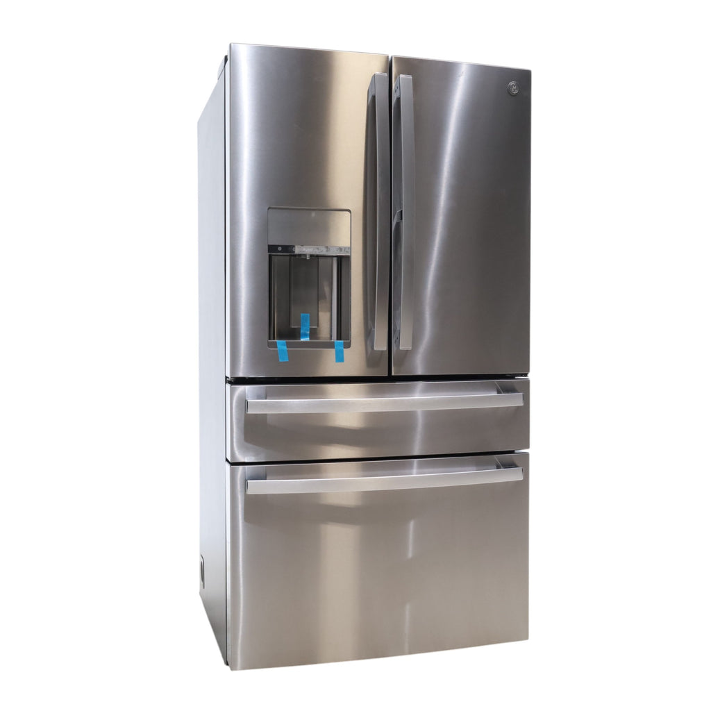 GE Profile™ ENERGY STAR® 27.9 Cu. Ft. Smart Fingerprint Resistant 4-Door French-Door Refrigerator with Door In Door and Hands Free Auto Fill - Scratch & Dent - Minor