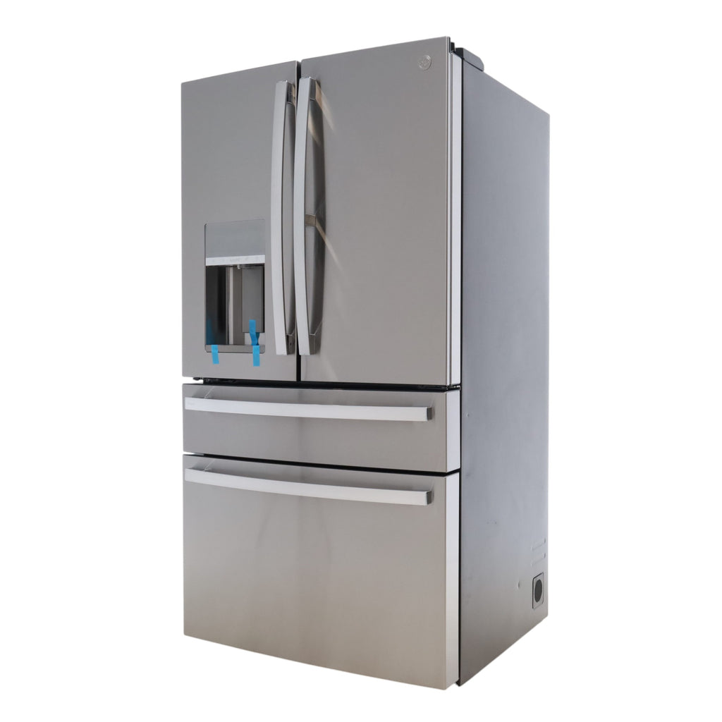 GE Profile™ ENERGY STAR® 27.9 Cu. Ft. Smart Fingerprint Resistant 4-Door French-Door Refrigerator with Door In Door and Hands Free Auto Fill - Scratch & Dent - Minor