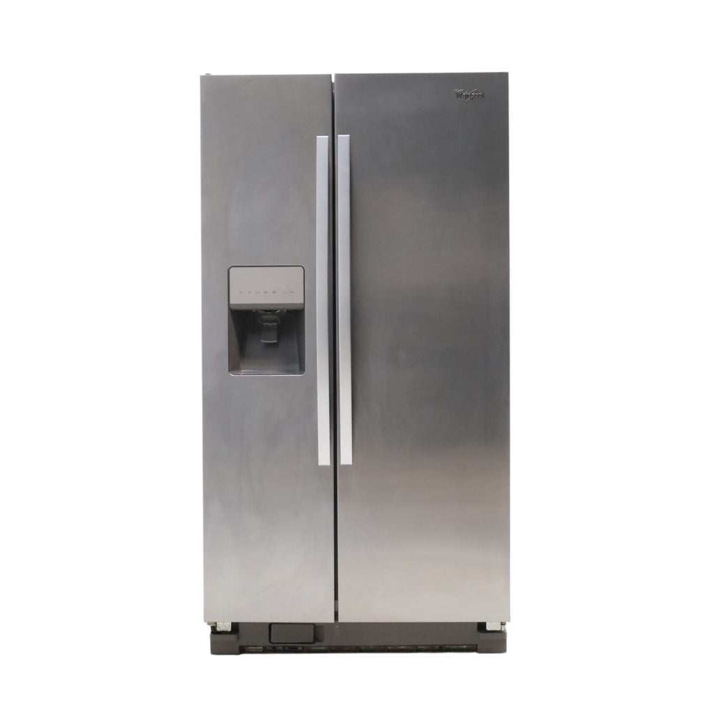 Pictures of Whirlpool Fingerprint Resistant Stainless Steel 36 inch Side by Side Refrigerator with SpillGuard™ Shelves and EveryDrop™ Water Filter - Scratch & Dent - Minor - Neu Appliance Outlet - Discount Appliance Outlet in Austin, Tx