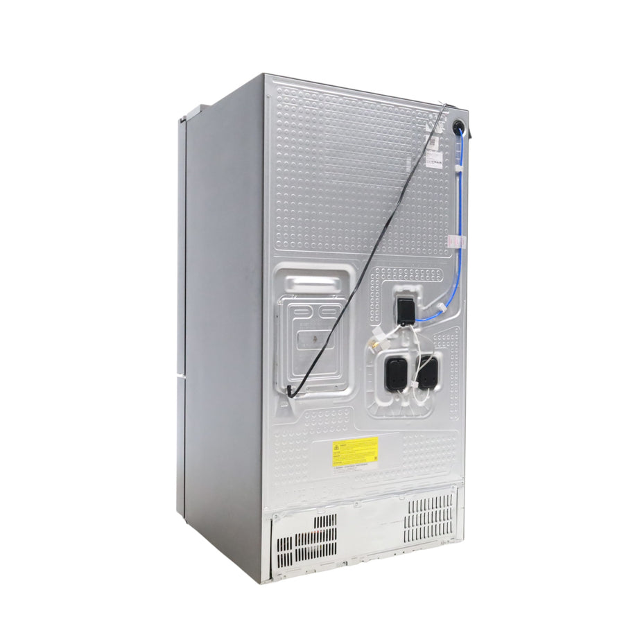 Samsung Bespoke 3-Door French Door Refrigerator (30 cu. ft.) with Beverage Center™ in Stainless Steel with Auto Fill Water Pitcher RF30BB6600QL - Open Box