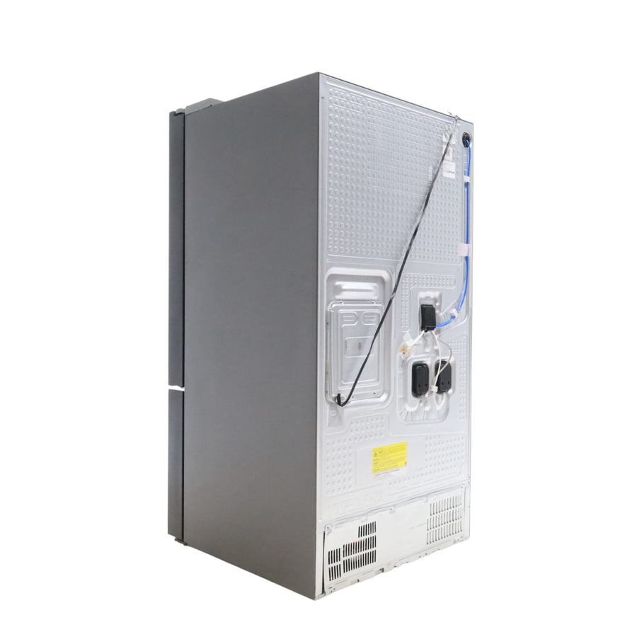 Samsung Bespoke 3-Door French Door Refrigerator (30 cu. ft.) with Beverage Center™ in Stainless Steel with Auto Fill Water Pitcher RF30BB6600QL - Open Box