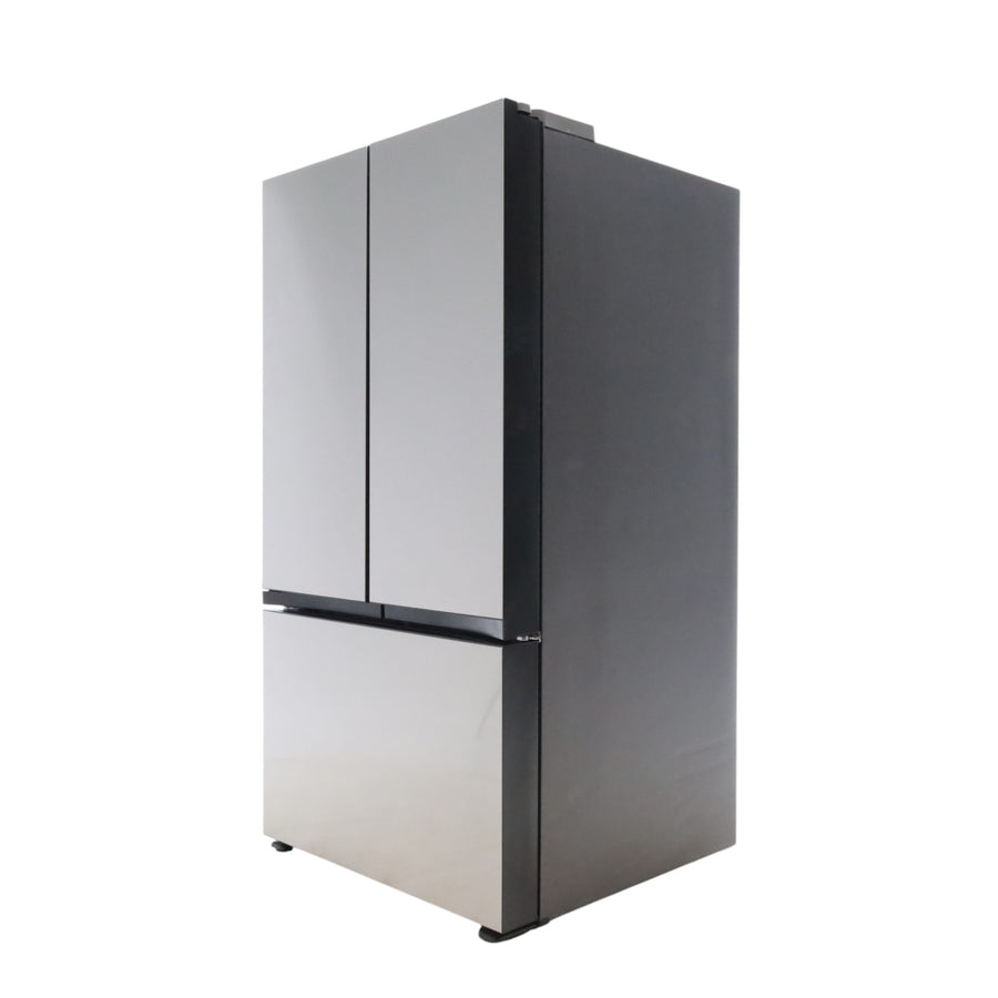 Samsung Bespoke 3-Door French Door Refrigerator (30 cu. ft.) with Beverage Center™ in Stainless Steel with Auto Fill Water Pitcher RF30BB6600QL - Open Box