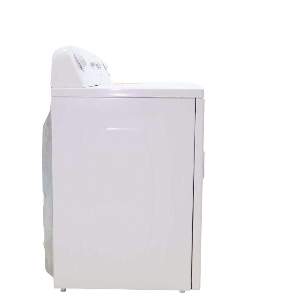 Pictures of White Amana 3.5 cu. ft. Top-Load Washer with Deep Water Wash Option and Amana 6.5 cu. ft. Electric Dryer with Wrinkle Prevent - Open Box - Neu Appliance Outlet - Discount Appliance Outlet in Austin, Tx