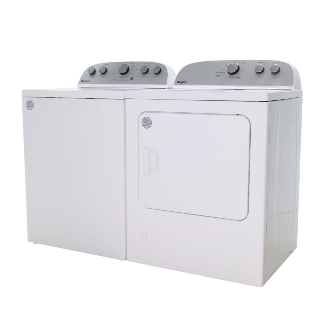 Pictures of Whirlpool Agitator 3.5 cu. ft. Top Load Washer with Deep Water Wash Option and 7.0 cu. ft. Gas Dryer with Heavy Duty Cycle and Wrinkle Shield - Open Box - Neu Appliance Outlet - Discount Appliance Outlet in Austin, Tx