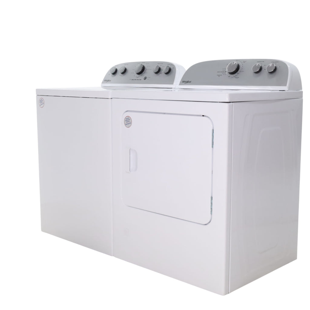 Pictures of Whirlpool Agitator 3.5 cu. ft. Top Load Washer with Deep Water Wash Option and 7.0 cu. ft. Gas Dryer with Heavy Duty Cycle and Wrinkle Shield - Open Box - Neu Appliance Outlet - Discount Appliance Outlet in Austin, Tx