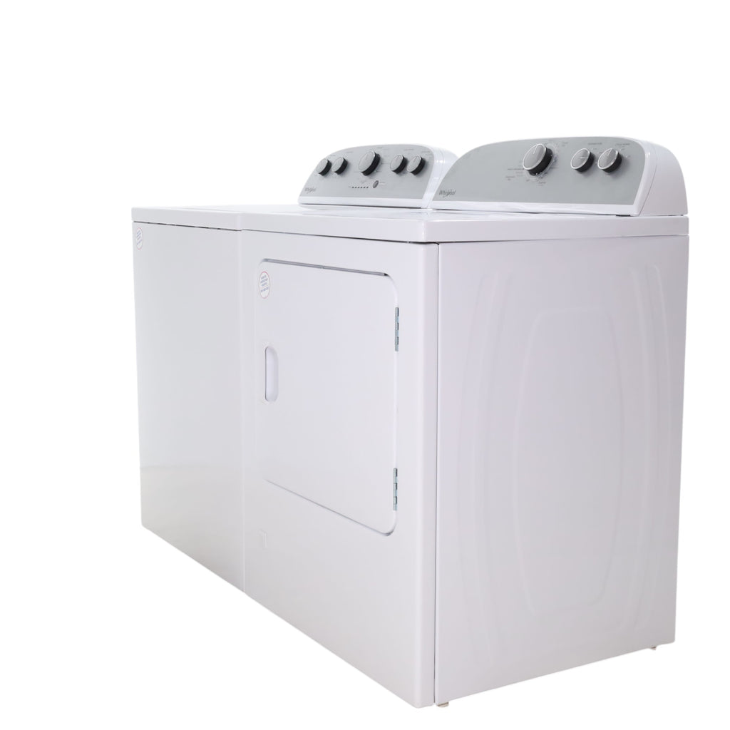 Pictures of Whirlpool Agitator 3.5 cu. ft. Top Load Washer with Deep Water Wash Option and 7.0 cu. ft. Gas Dryer with Heavy Duty Cycle and Wrinkle Shield - Open Box - Neu Appliance Outlet - Discount Appliance Outlet in Austin, Tx