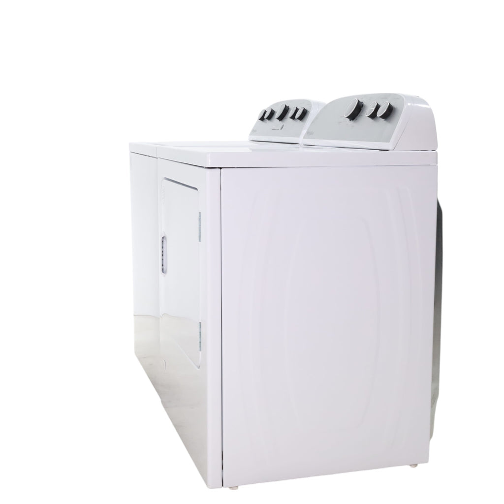 Pictures of Whirlpool Agitator 3.5 cu. ft. Top Load Washer with Deep Water Wash Option and 7.0 cu. ft. Gas Dryer with Heavy Duty Cycle and Wrinkle Shield - Open Box - Neu Appliance Outlet - Discount Appliance Outlet in Austin, Tx