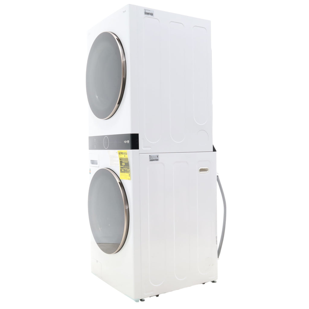 Pictures of White LG Wash Tower Single Unit Front Load with Center Control™ 4.5 cu. ft. Washer and 7.4 cu. ft. Electric Dryer - Open Box - Neu Appliance Outlet - Discount Appliance Outlet in Austin, Tx