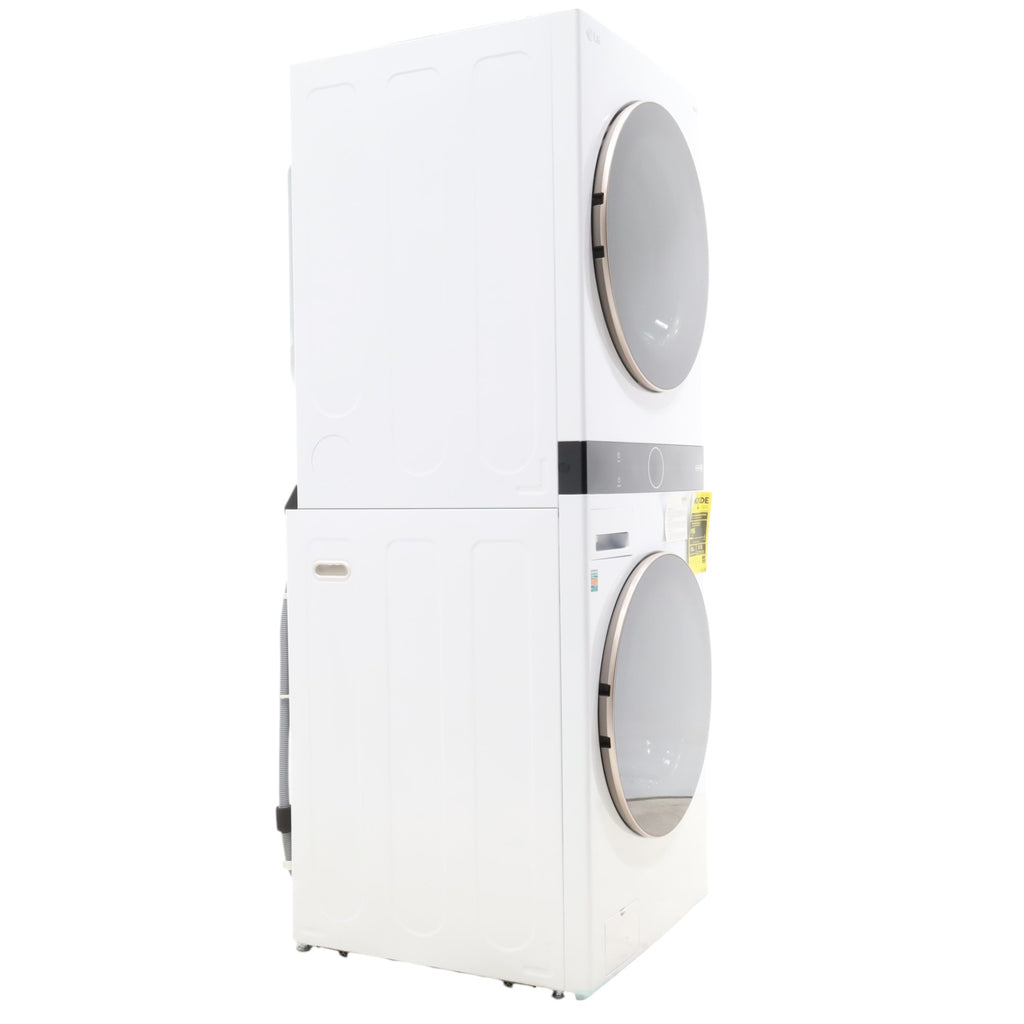 Pictures of White LG Wash Tower Single Unit Front Load with Center Control™ 4.5 cu. ft. Washer and 7.4 cu. ft. Electric Dryer - Open Box - Neu Appliance Outlet - Discount Appliance Outlet in Austin, Tx