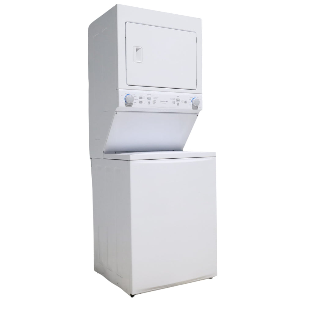 Pictures of Frigidaire Stacked Laundry Center with 3.9 cu ft Capacity Washer and 5.6 cu ft Electric Dryer with Maxfill Option- Scratch & Dent - Minor - Neu Appliance Outlet - Discount Appliance Outlet in Austin, Tx