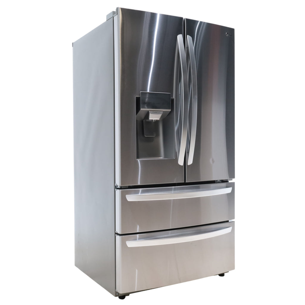 Pictures of PrintProof Stainless Steel ENERGY STAR LG 28 cu. ft. 4 Door French Door Refrigerator with Craft Ice - Open Box - Neu Appliance Outlet - Discount Appliance Outlet in Austin, Tx