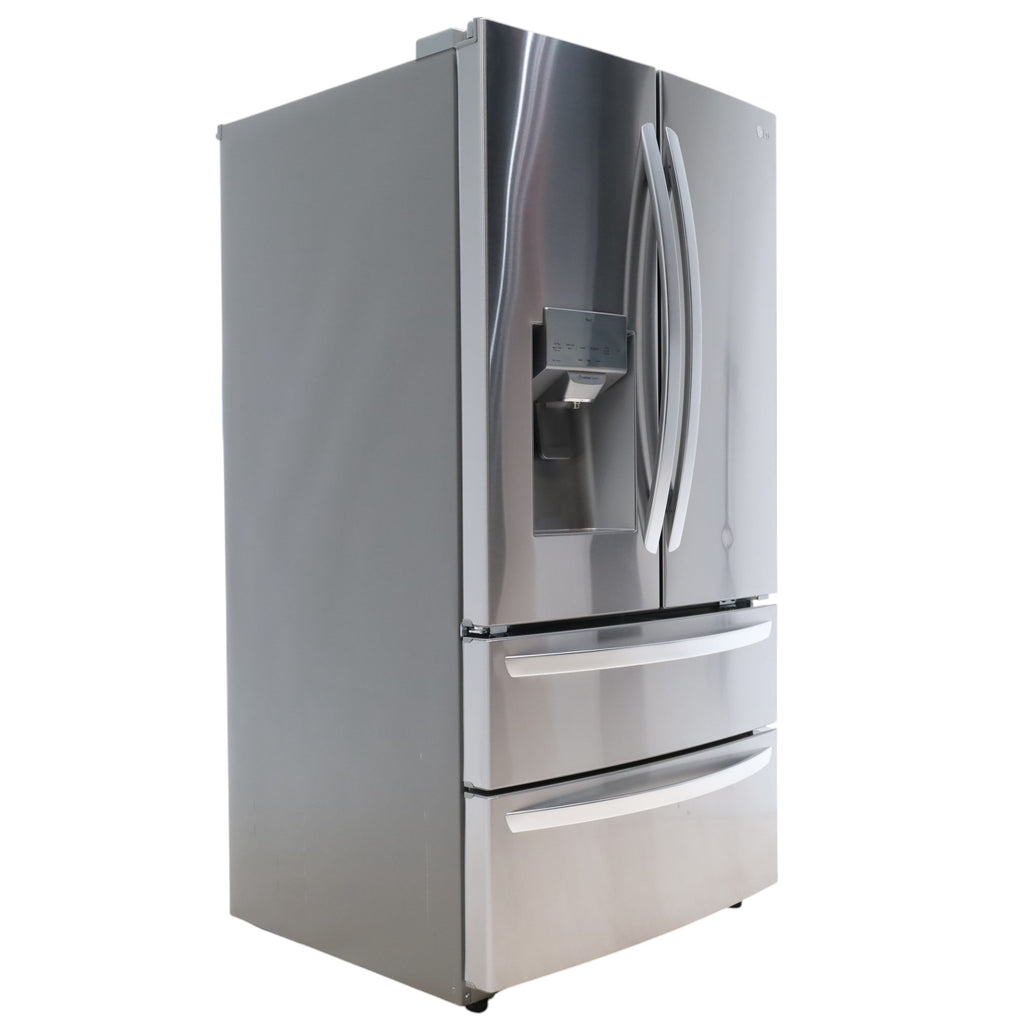 Pictures of PrintProof Stainless Steel ENERGY STAR LG 28 cu. ft. 4 Door French Door Refrigerator with Craft Ice - Open Box - Neu Appliance Outlet - Discount Appliance Outlet in Austin, Tx