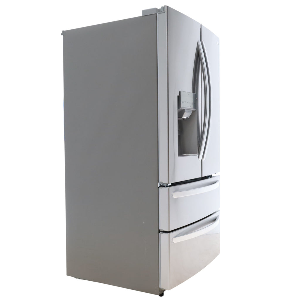 Pictures of PrintProof Stainless Steel ENERGY STAR LG 28 cu. ft. 4 Door French Door Refrigerator with Craft Ice - Open Box - Neu Appliance Outlet - Discount Appliance Outlet in Austin, Tx