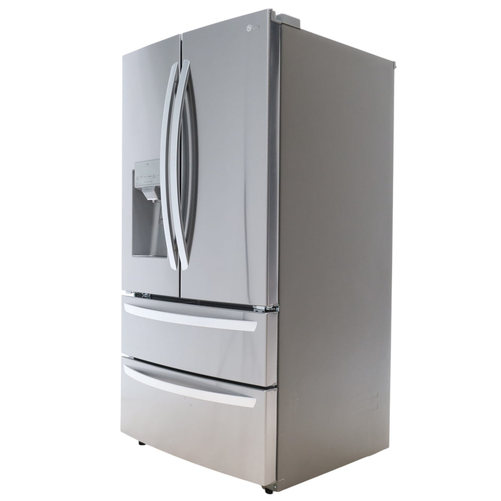 PrintProof Stainless Steel ENERGY STAR LG 28 cu. ft. 4 Door French Door Refrigerator with Craft Ice - Open Box