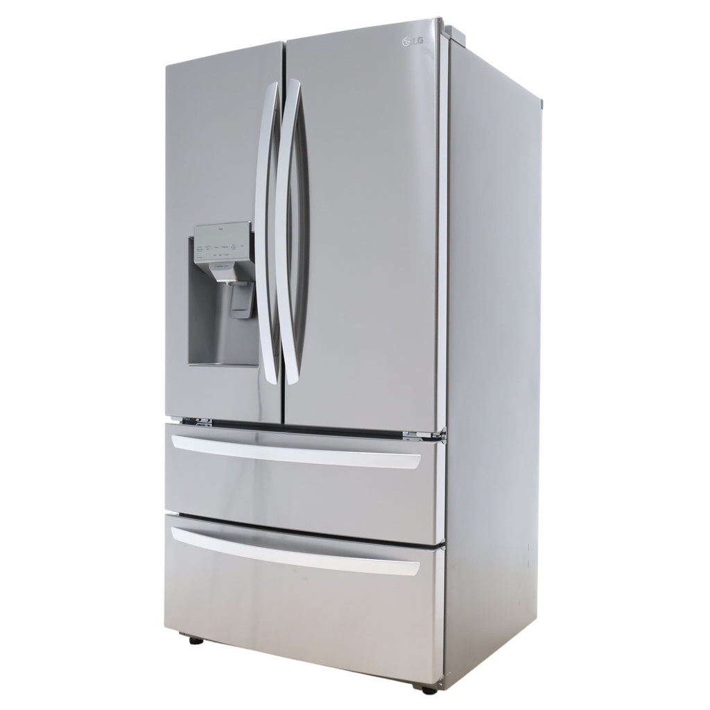 PrintProof Stainless Steel ENERGY STAR LG 28 cu. ft. 4 Door French Door Refrigerator with Craft Ice - Open Box