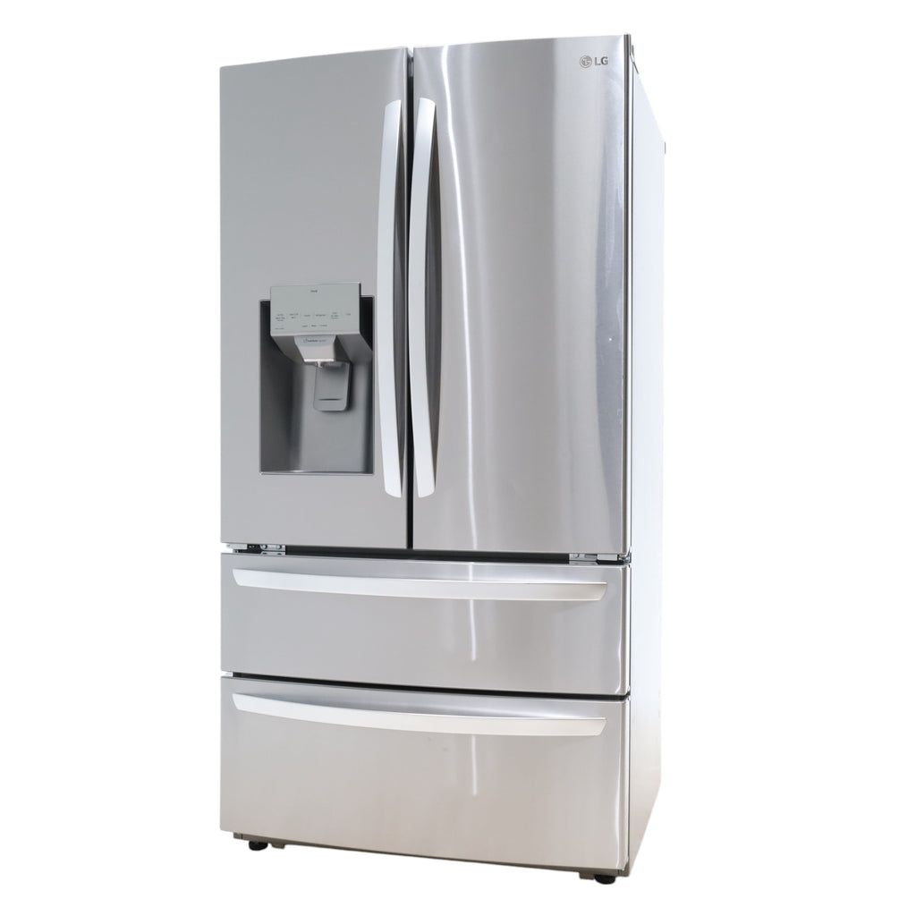 PrintProof Stainless Steel ENERGY STAR LG 28 cu. ft. 4 Door French Door Refrigerator with Craft Ice - Open Box