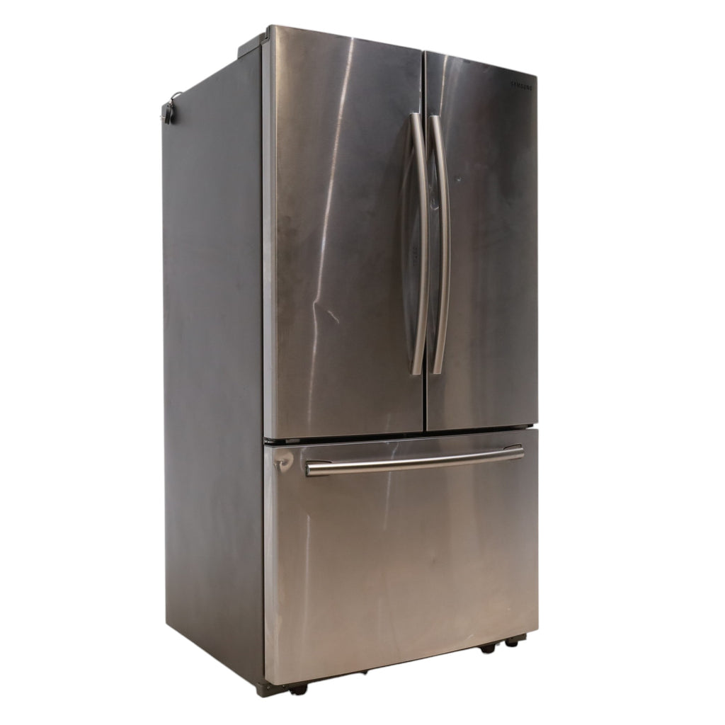 Pictures of Stainless Steel Samsung ENERGY STAR 25.5 cu ft French Door Refrigerator with Twin Cooling Plus and High-intensive LED Lighting - Certified Refurbished - Neu Appliance Outlet - Discount Appliance Outlet in Austin, Tx