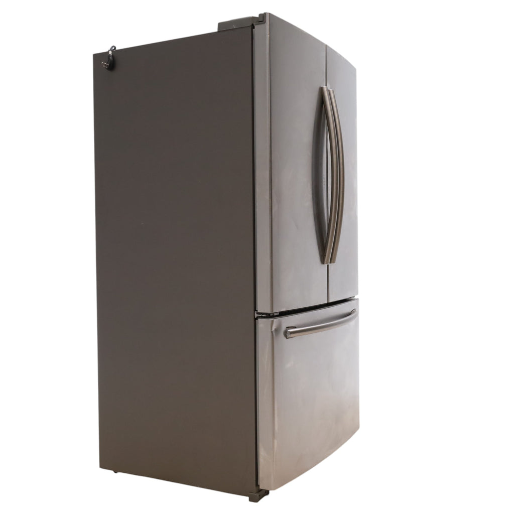 Pictures of Stainless Steel Samsung ENERGY STAR 25.5 cu ft French Door Refrigerator with Twin Cooling Plus and High-intensive LED Lighting - Certified Refurbished - Neu Appliance Outlet - Discount Appliance Outlet in Austin, Tx