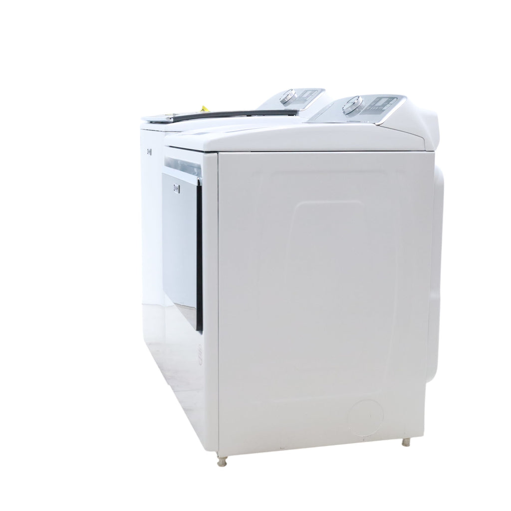 Maytag Smart Top Load ENERGY STAR 5.3 cu. ft. Impeller Washer with Extra Power and Deep Fill Option and Smart 7.4 cu. ft. Electric Dryer with Extra Power  and Advanced Moisture Sensing - Open Box